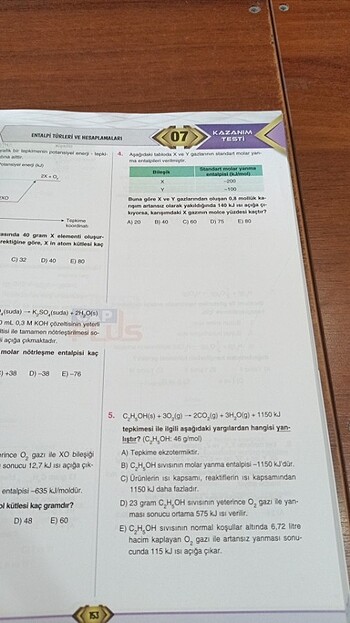  Beden Çap plus Ayt kimya soru bankası 
