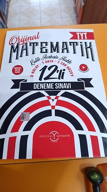 Orijinal Tyt matematik deneme 