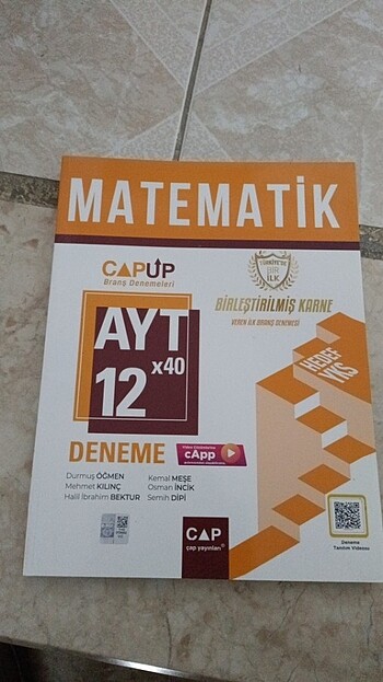 Çapup Ayt matematik deneme 