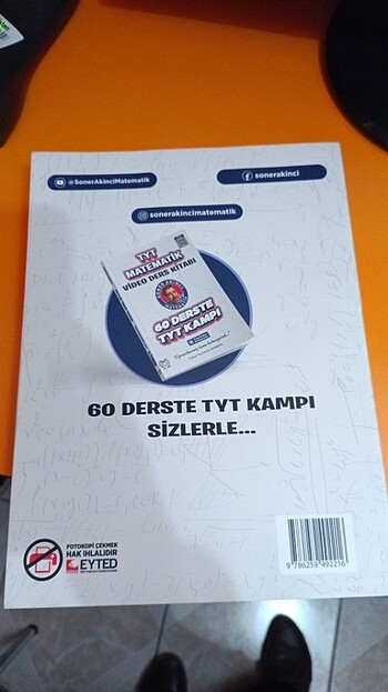 Soner Akıncı Ayt matematik video ders kitabı
