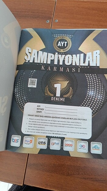Şampiyonlar karması Ayt 5li deneme