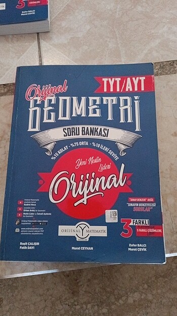 Orijinal Tyt Ayt geometri soru bankası 