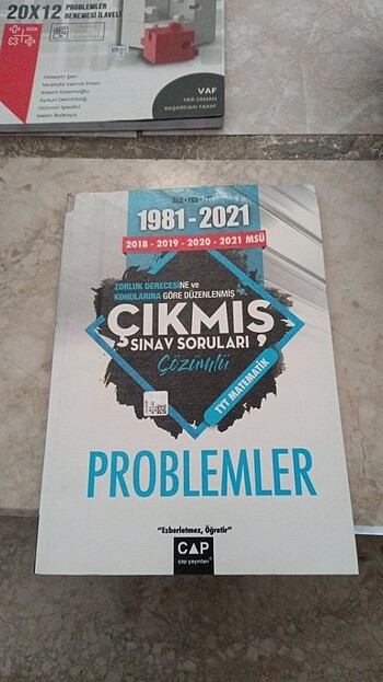 Çap yayınları çıkmış problem soruları