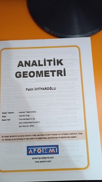  Apotemi analitik geometri 
