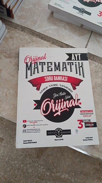 Orijinal Ayt matematik soru bankası 
