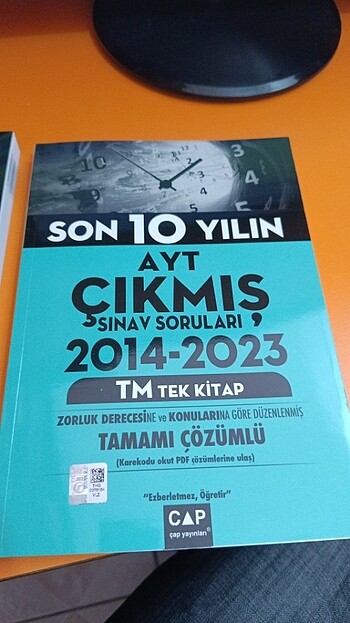 Çap çıkmış sorular Ayt eşit ağırlık 