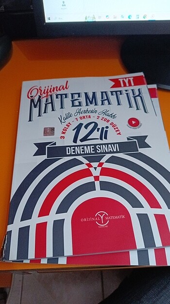 Orijinal Tyt matematik deneme 