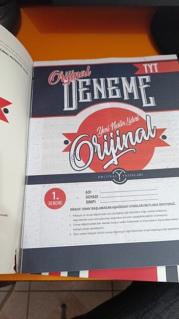 Beden Orijinal Tyt matematik deneme