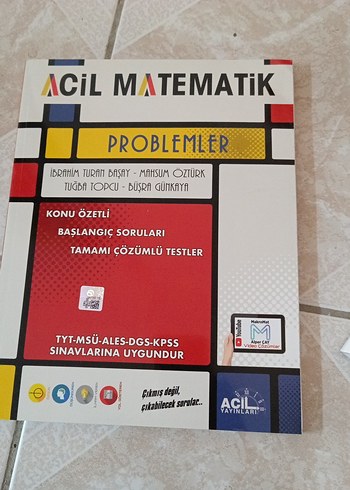 Acil Matematik Problemler Konu Özetli Soru Bankası