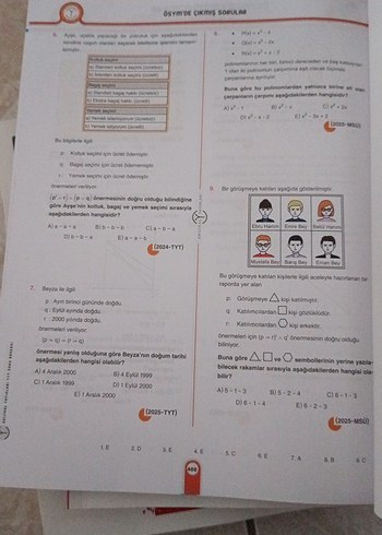  Beden Renk TYT Matematik Soru Bankası Orijinal