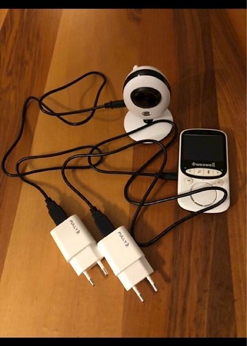 Weewell Dijital Bebek Görüntü Monitörü Beyaz-Gri - Görsel 7