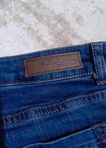 38 Beden lacivert Renk U.s. polo assn vintage İspanyol paca pantolon