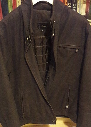 Yeni iki kere giyinmiş Altimod kahverengi XL erkek mont
