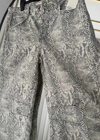 Baggy yılan desenli pantolon - Görsel 2