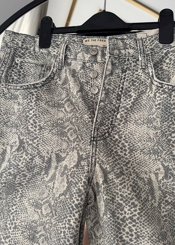 Baggy yılan desenli pantolon - Görsel 3