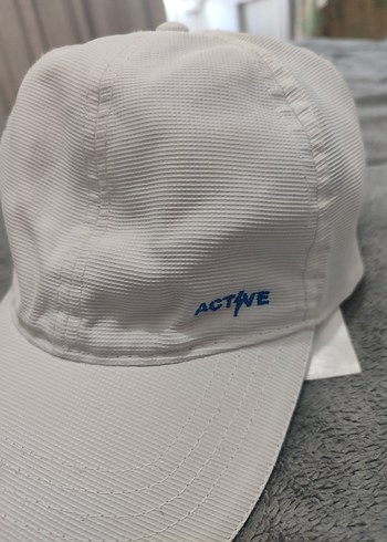 Beyaz ACTIVE Nakışlı Spor Şapka