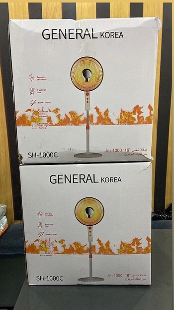 General ısıtıcı 1000 wolt - Görsel 2