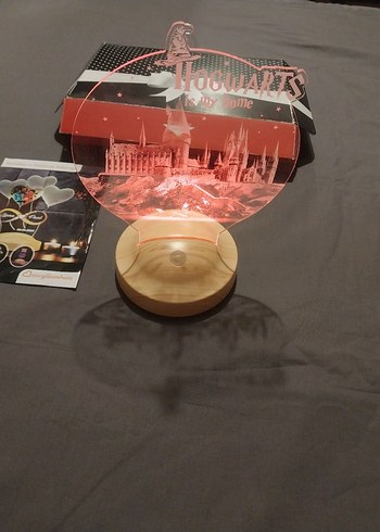 Hogwarts Temalı Sevgi Masa Lambası - Görsel 3