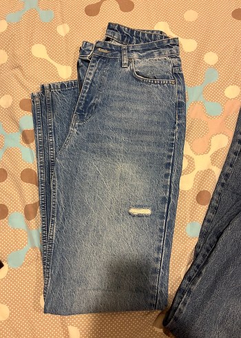 Trendyol & Milla Milla Mavi Yikamali Rahat Kesim Jean
