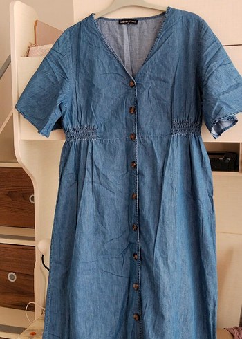 hamilelik kot elbise - Görsel 8