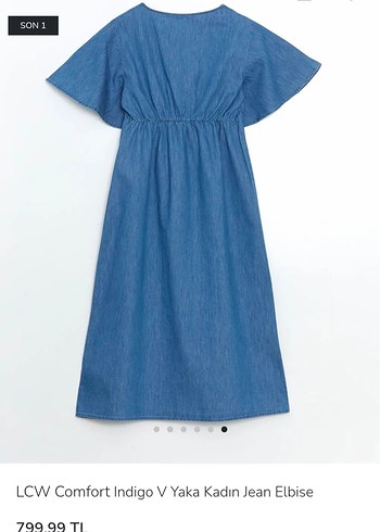 hamilelik kot elbise - Görsel 6