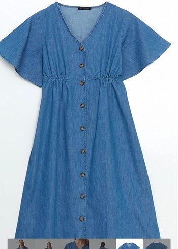 hamilelik kot elbise - Görsel 4