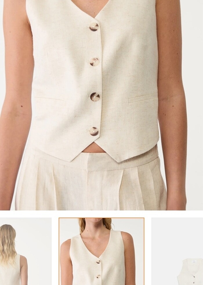 Stradivarius yelek takım - Görsel 3