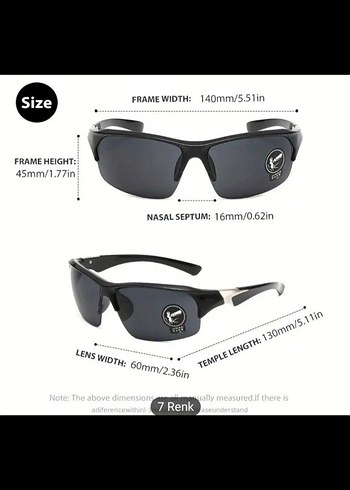 Uv Korumalı Outdoor Güneş Gözlüğü - Görsel 3