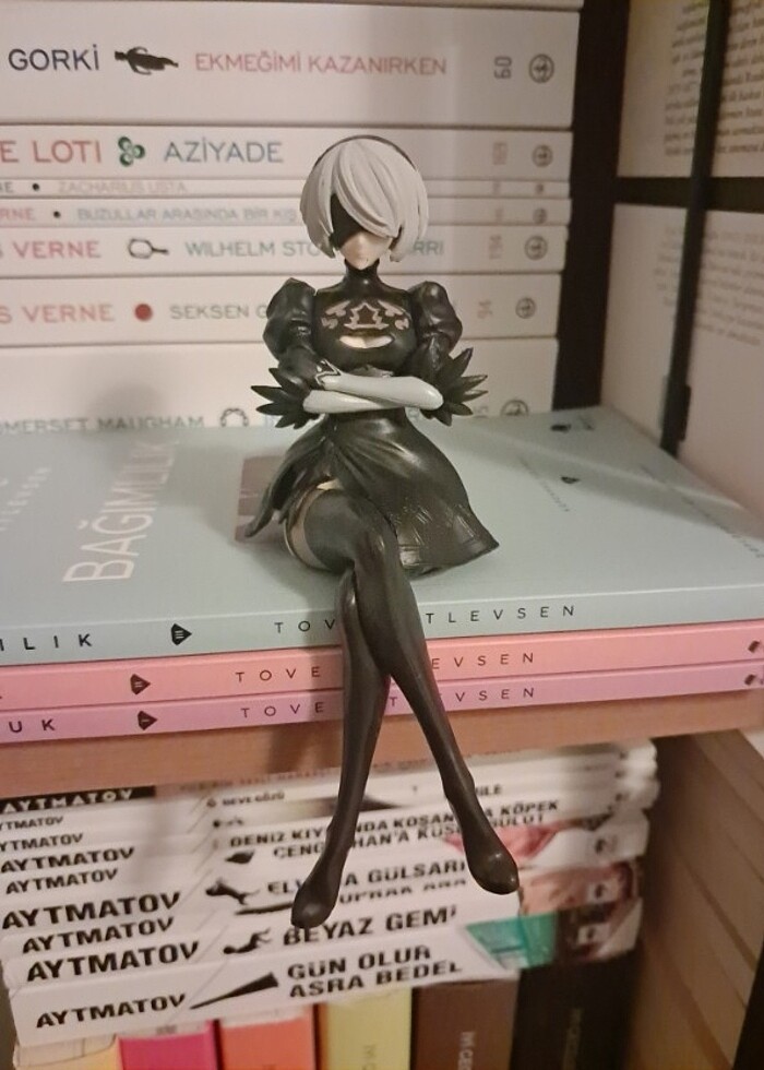 Nier Automata - 2B Anime Oyun Figürü - Görsel 4