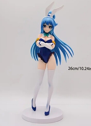 Konosuba - Aqua Figürü 26cm sıfır - Anme Manga Figür & Figürü - Görsel 5