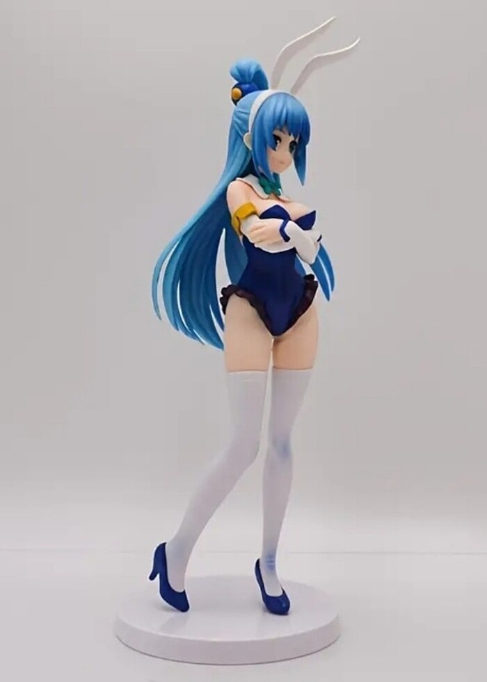 Konosuba - Aqua Figürü 26cm sıfır - Anme Manga Figür & Figürü - Görsel 3