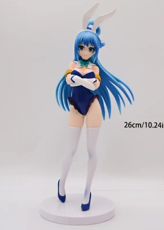 Konosuba - Aqua Figürü 26cm sıfır - Anme Manga Figür & Figürü - Görsel 5