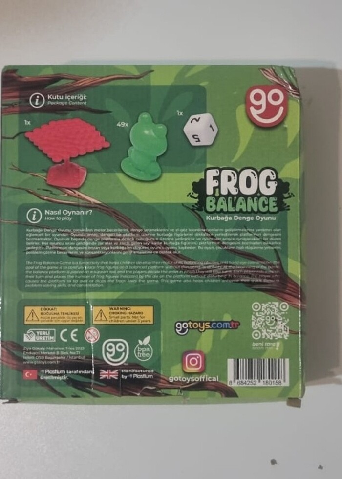 Kurbağa denge oyunu - Frog Balance - Masa Oyunu - Görsel 3