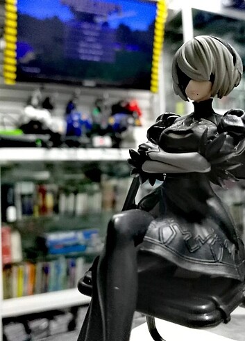 Nier Automata 2B Anime Manga Oyun Figürü - Görsel 6