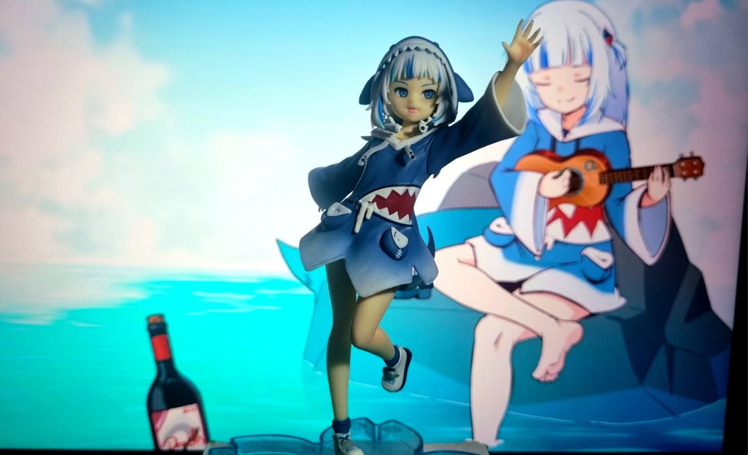 Hololive - Gawr Gura Anime Manga Figürü - Görsel 4