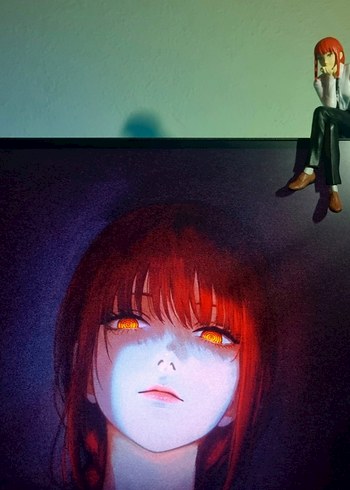  Beden Renk Chainsaw Man - Makima Anime Manga Figürü