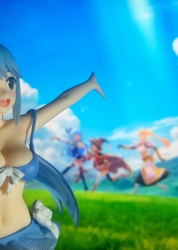 KonoSuba - Aqua (Swimsuit ver.) Anime Manga Figürü - Görsel 5