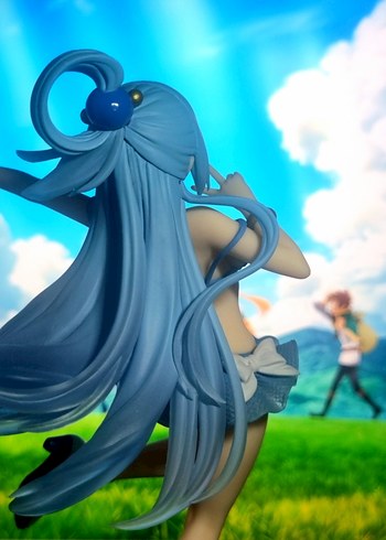 KonoSuba - Aqua (Swimsuit ver.) Anime Manga Figürü - Görsel 4