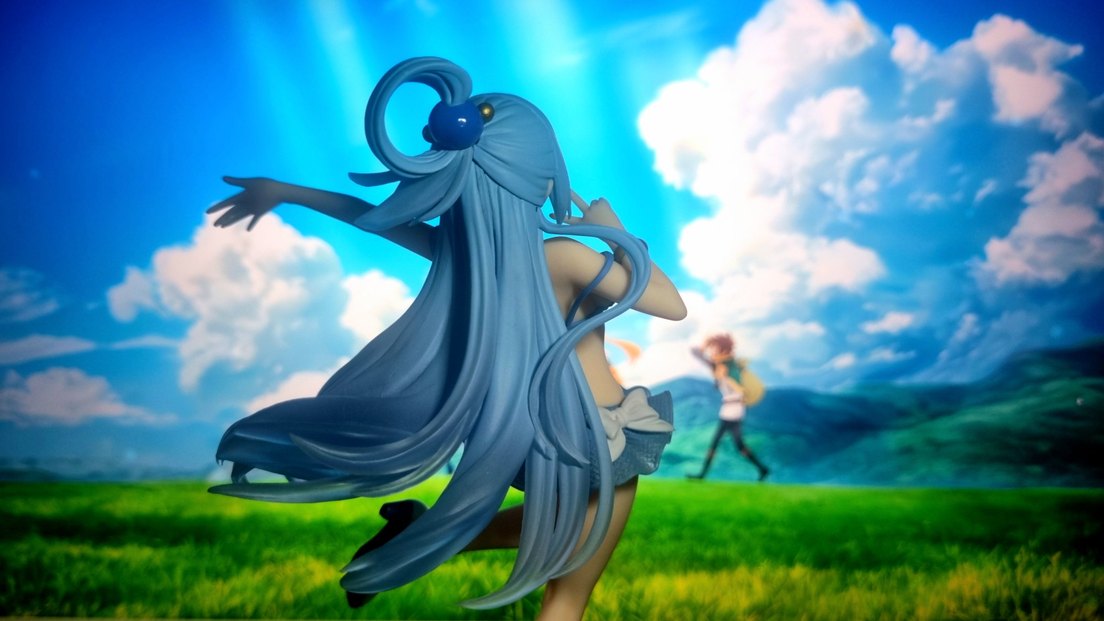 KonoSuba - Aqua (Swimsuit ver.) Anime Manga Figürü - Görsel 4