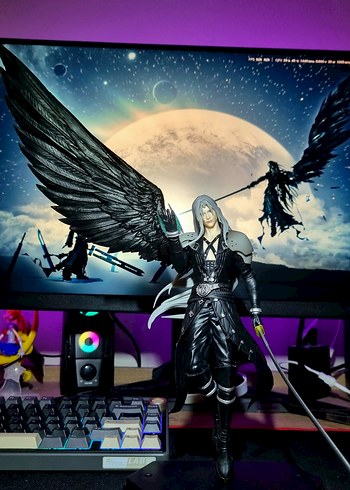  Beden Final Fantasy VII / FF7 Remake 44cm Sephiroth Anime Oyun Figürü
