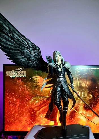 Final Fantasy VII / FF7 Remake 44cm Sephiroth Anime Oyun Figürü - Görsel 8