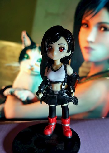 Final Fantasy VII FF7 Remake Cloud Tifa Aerith Anime Oyun Figürü - Görsel 9