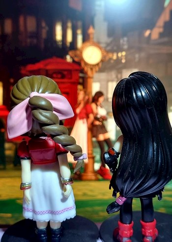 Final Fantasy VII FF7 Remake Cloud Tifa Aerith Anime Oyun Figürü - Görsel 7