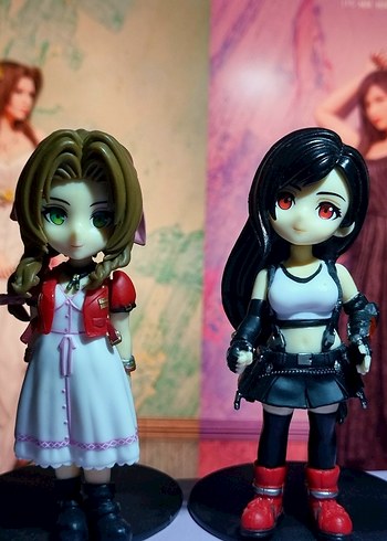 Final Fantasy VII FF7 Remake Cloud Tifa Aerith Anime Oyun Figürü - Görsel 6