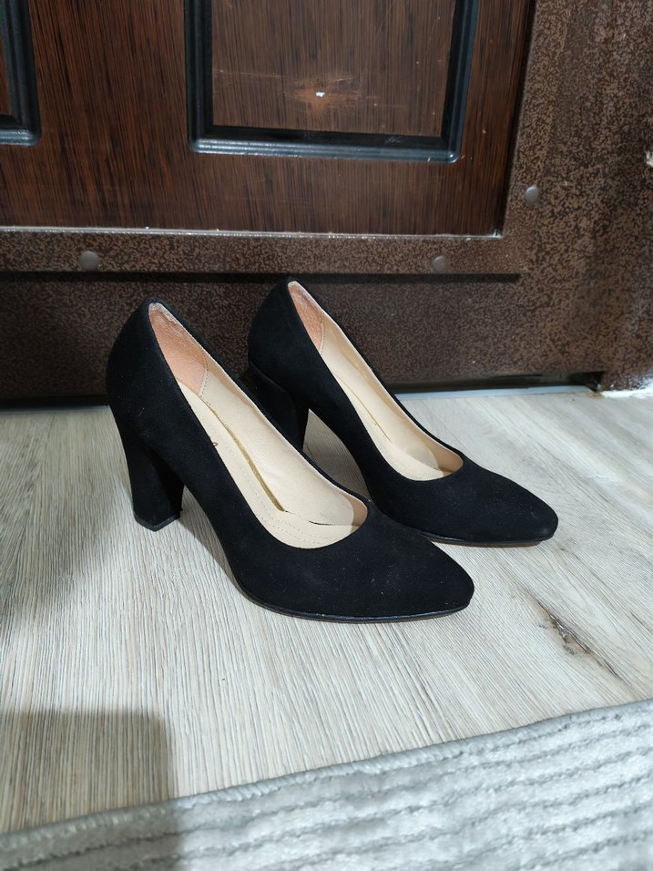 Siyah Modern Klasik Kadın Topuklu Ayakkabı - Görsel 2