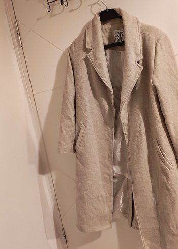 Bej Uzun Klasik Kaban - Görsel 2