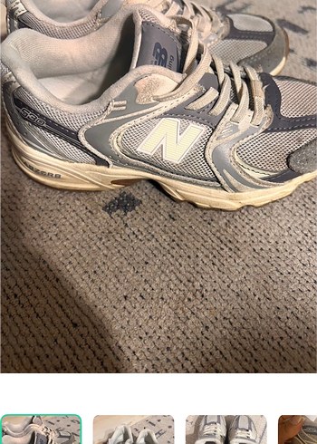 New Balance Gri Bej Retro Spor Ayakkabi