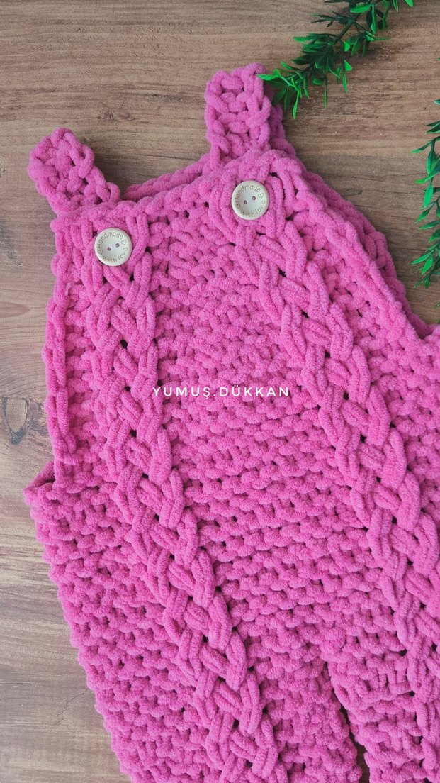 Çiçek salopet tulum - Görsel 2