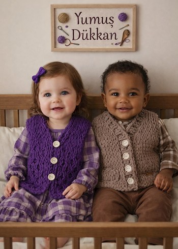 Puffy bebek yeleği - Görsel 2