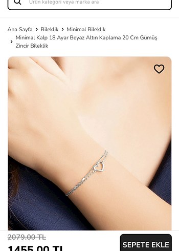 Zincir Detaylı 18 ayar altın kaplama Kadın Bileklik - Görsel 4